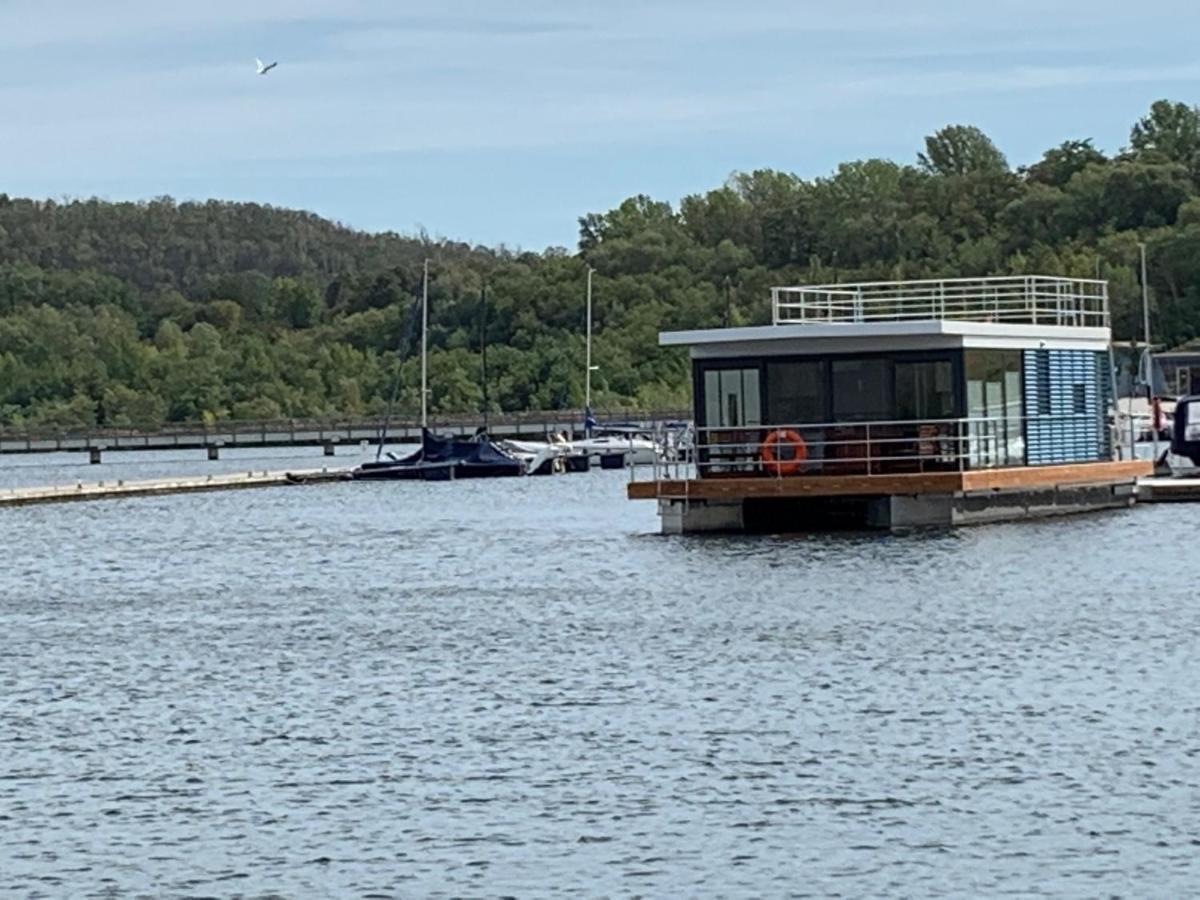 Hausboote Marina Braunsbedra 빌라 외부 사진